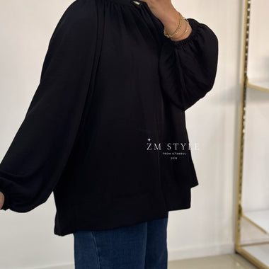 Blouse fluide boutonnée