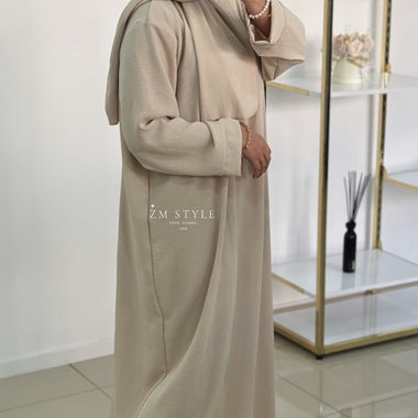Abaya voile intégré