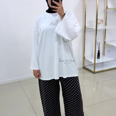 Pantalon à pois