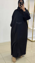 Longue veste avec fermeture