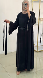 Robe manche à strass