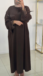 Abaya manches en dentelle