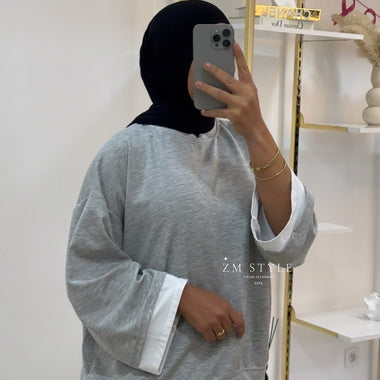 T-shirt manches longues Zara