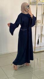 Robe manche à strass
