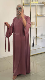 Robe manche à strass