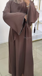 Robe manche à strass