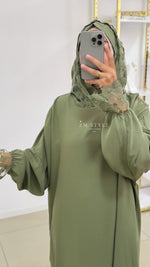 Tenue de Prière Soie de Médine & Dentelle