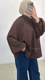 Blouse fluide boutonnée