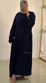 Abaya manches en dentelle