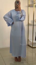 Abaya manches en dentelle