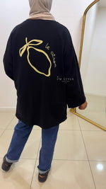 T-shirt manche longue citron
