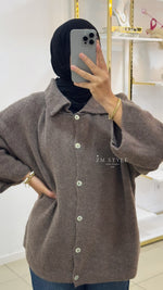 Cardigan à col