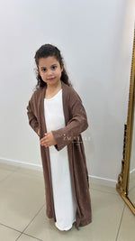 Ensemble Kimono Fille avec Sous-robe Blanche