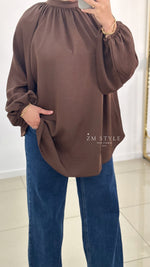 Blouse fluide boutonnée