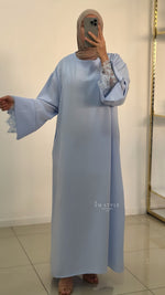 Abaya manches en dentelle
