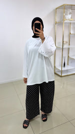 Pantalon à pois
