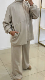 Ensemble pantalon avec fermeture