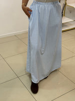 Jupe vichy avec foulard