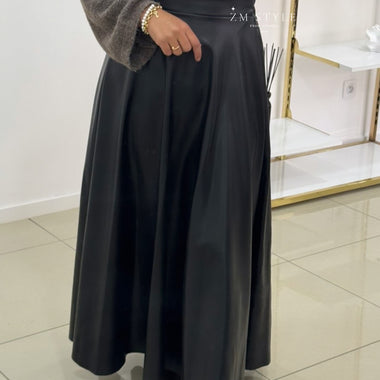 Jupe simili cuir