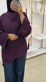 Blouse à dentelle
