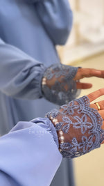 Tenue de Prière Soie de Médine & Dentelle