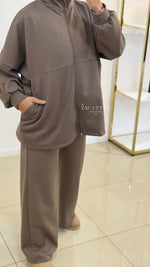 Ensemble pantalon avec fermeture
