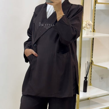 Ensemble blazer oversize