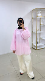 Blouse en organza