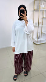 Pantalon à pois