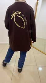 T-shirt manche longue citron
