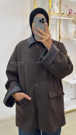 Manteau bimatière