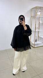 Blouse en organza