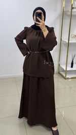 Ensemble jupe avec ceinture