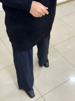 Pull col roulé en maille