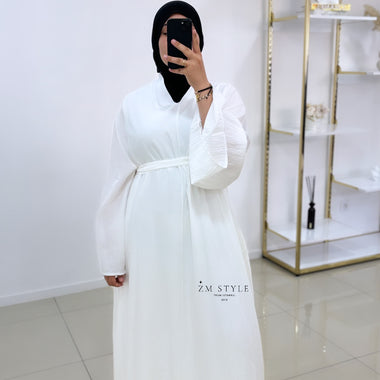 Robe avec ceinture