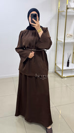 Ensemble jupe avec ceinture