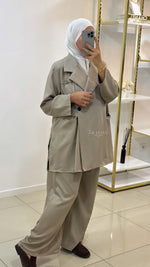 Ensemble blazer oversize