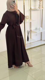 Robe manche à strass