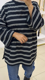 T-shirt manche longue à rayure