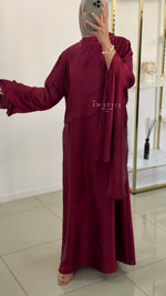 Robe satiné 2 pièces