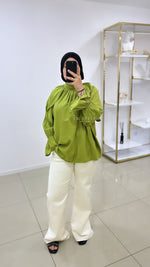 Blouse à volants