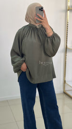 Blouse fluide boutonnée