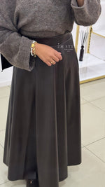 Jupe simili cuir