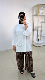 Pantalon à pois