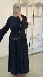 Robe manche à strass