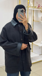 Manteau bimatière