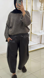 Pantalon simili cuir