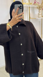 Cardigan à col