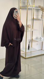 Ensemble khimar jersey premium