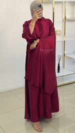 Robe satiné 2 pièces